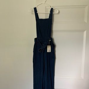 Dark Wash Universal Thread Overalls